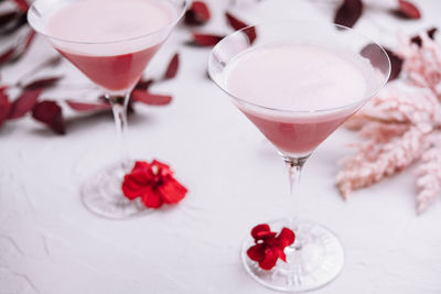 Close-up of drink on table