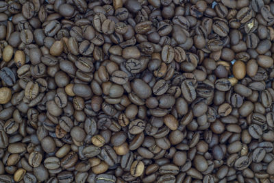 Full frame shot of coffee beans