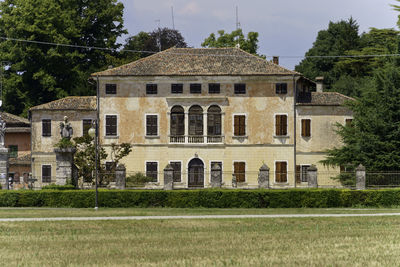 Houses in park