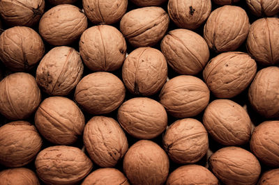 Full frame shot of nuts background