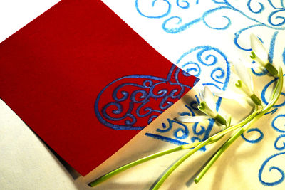 Close-up of text on paper