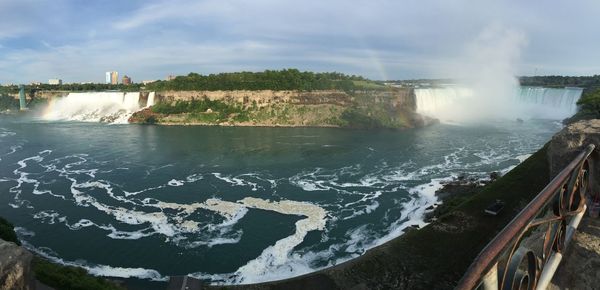 Panoramic view of sea against sky