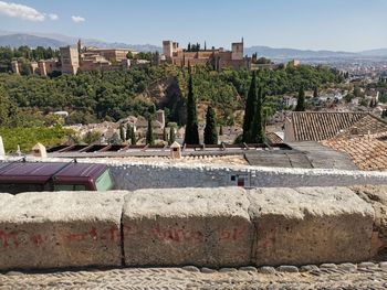 Beautiful view and architecture in granada, andalucia 