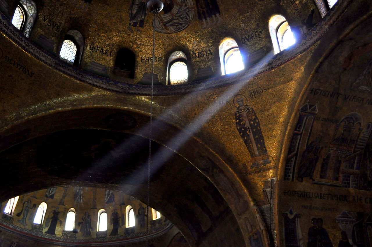 INTERIOR OF OLD RUINS