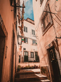 Low angle view of residential buildings