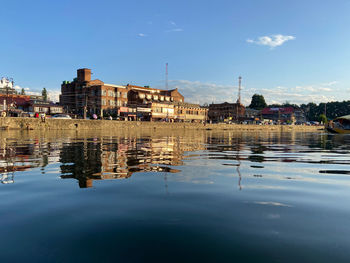 Buildings in water