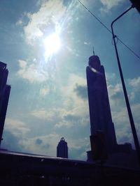 Low angle view of building against sky