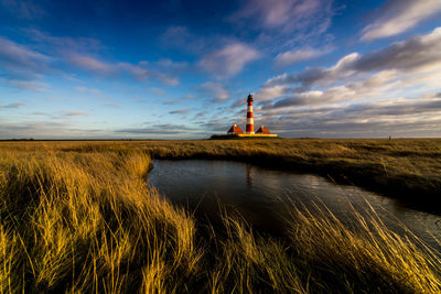 Lighthouse on beach