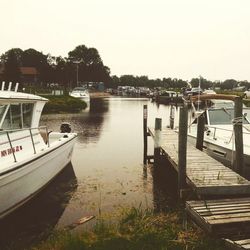 Pier on lake