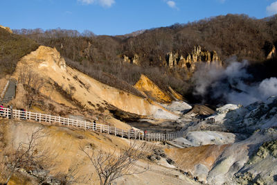 Panoramic view of landscape against sky