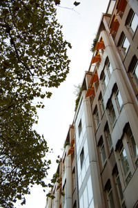 Low angle view of buildings against sky