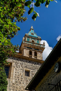 Low angle view of building against sky