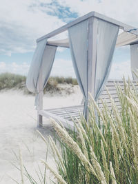 Bed at the beach