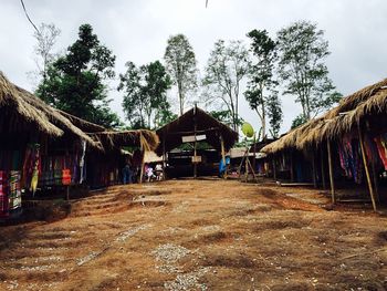 View of trees against sky