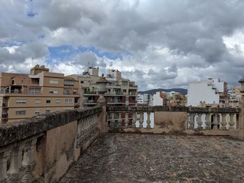 Buildings against sky in city