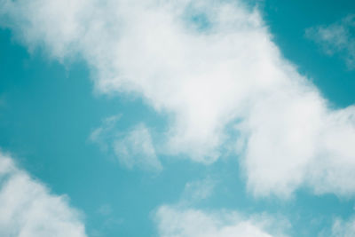 Low angle view of clouds in sky