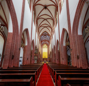 Low angle view of ceiling