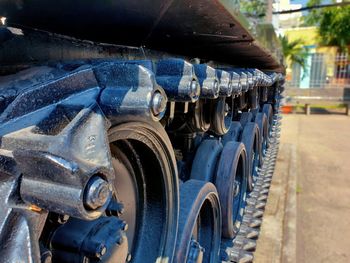 Close-up of vintage car