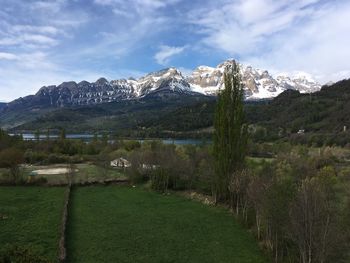 Scenic view of landscape against sky