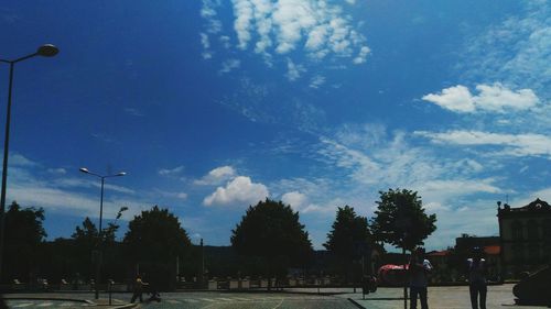 Road against cloudy sky