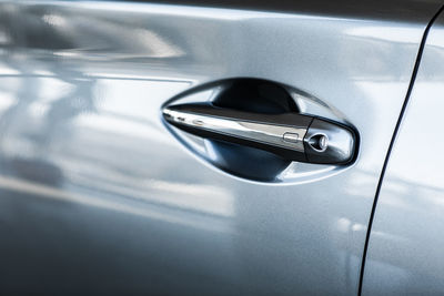 Close-up of car door
