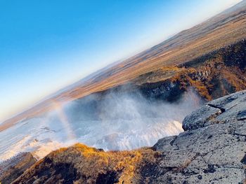 Panoramic view of landscape against sky