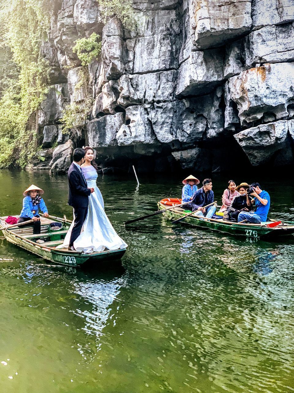 PEOPLE ENJOYING IN BOAT