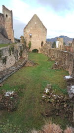 View of old ruin building