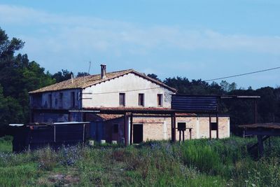 Built structure against the sky