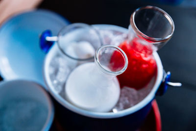 Close-up of drink on table