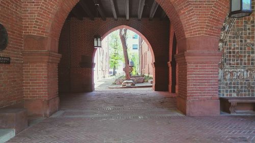Corridor of building