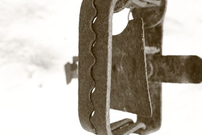 Close-up of old wooden fence