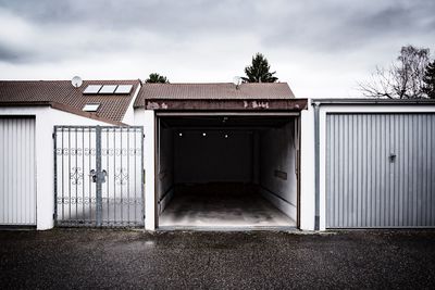 Entrance of building