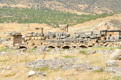 View of old ruins