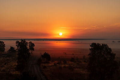 Sunrise on the heath 