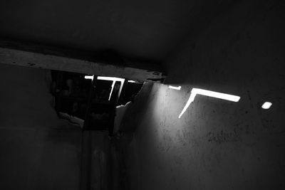 Close-up of illuminated street light