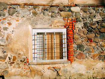 Low angle view of old building