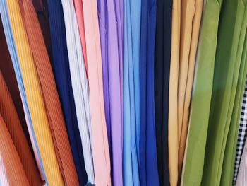 Full frame shot of multi colored pencils