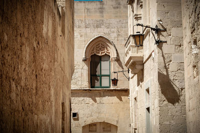 Low angle view of old building