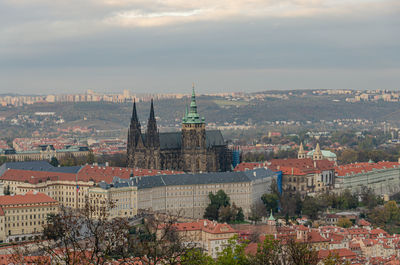 Prague seen from petrin tower