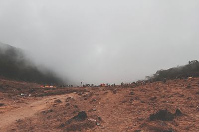 Group of people on land