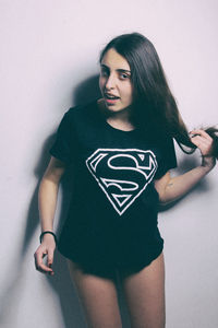 Portrait of young woman