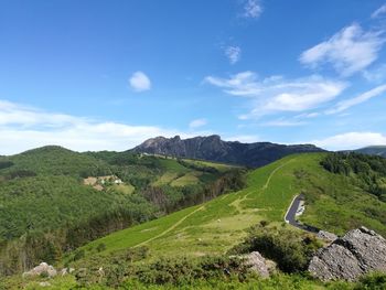 Scenic view of landscape against sky