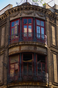 Low angle view of historical building