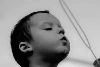 Close-up portrait of boy