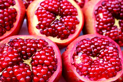 Full frame shot of strawberries