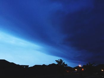 Low angle view of cloudy sky