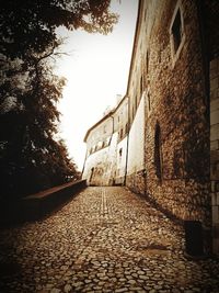 Walkway leading towards building