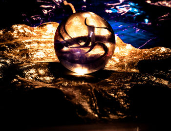 Close-up of christmas decoration