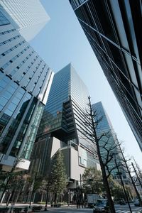 Low angle view of modern building